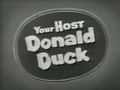Your Host - Donald Duck