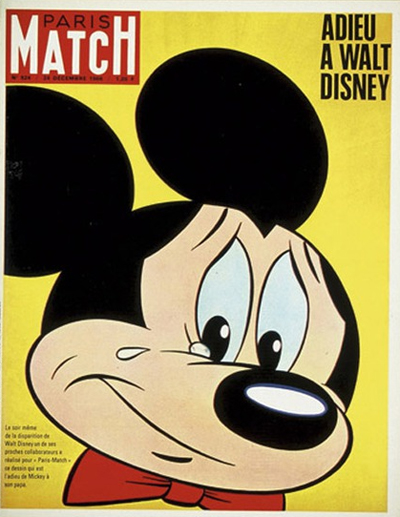 Paris Match : Adieu à Walt Disney