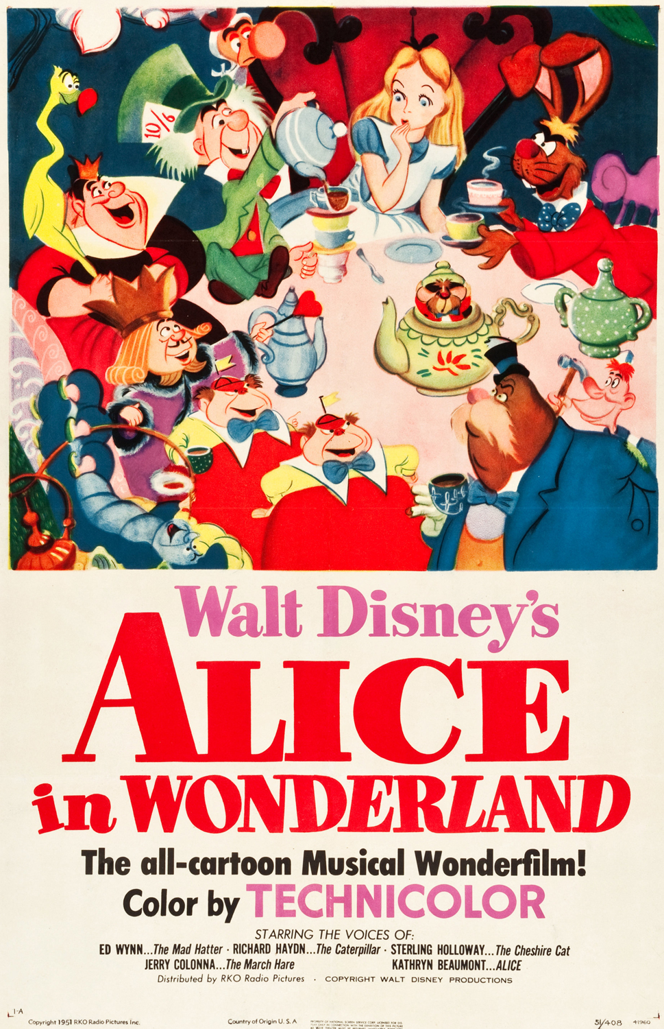 Alice au Pays des Merveilles (1951) - Film d'Animation Disney