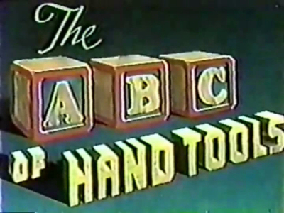 The ABC of Hand Tools