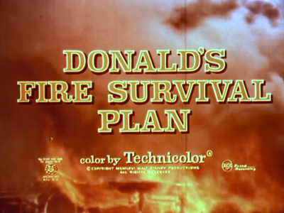 Donald's Fire Survival Plan