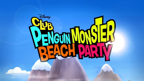 Club Penguin : Fête monstre à la plage