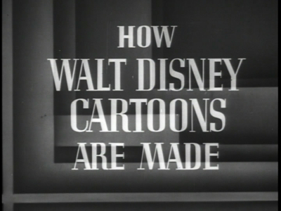 How Walt Disney Cartoons Are Made