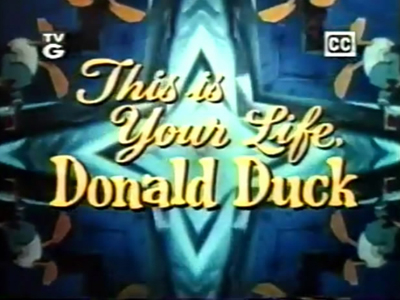 Donald, Vedette de Télévision