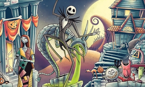 Librairie Disney : Jack Skellington et les Simpson Fêtent Halloween - Image Une Librairie Disney : Jack Skellington et les Simpson Fêtent Halloween - Image Une