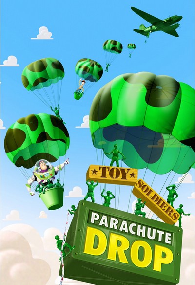 TD® Jouet Parachute avec Soldat pour Enfants/ Sport de plein Air