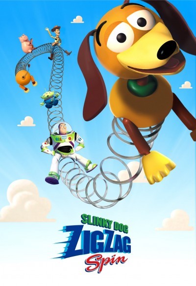 Slinky Dog Zigzag Spin - Attraction Parc Walt Disney Studios