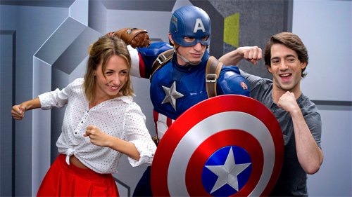 Rencontre Héroïque : Captain America