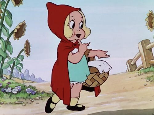 Le Petit Chaperon Rouge - Personnage Disney des Silly Symphonies