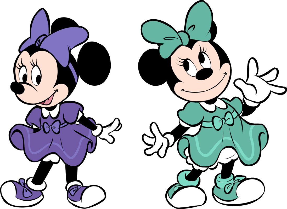 Millie et Melody Mouse - Dessin de Manon Fourès Millie et Melody Mouse - Dessin de Manon Fourès