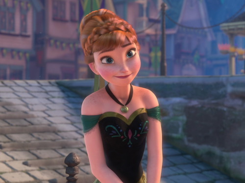 Anna - Portrait du Personnage Disney de La Reine des Neiges