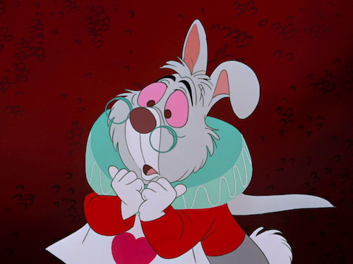 Lapin blanc disney