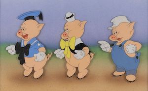 Figurine - Nif Nif - Les trois petits cochons