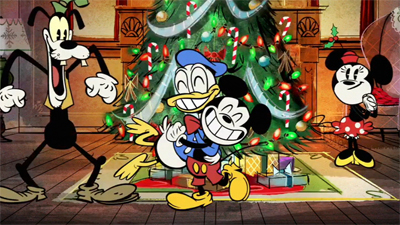 disney - B02. Courts-métrages d'animation - Disney Television Animation - 1 : Mickey & Ses Amis - Page 2 2016-joyeux-noel-donald-02