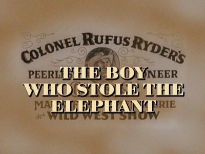 The Boy Who Stole the Elephant